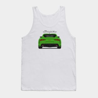 Rear Supra 5th Generation GR A90 green Tank Top